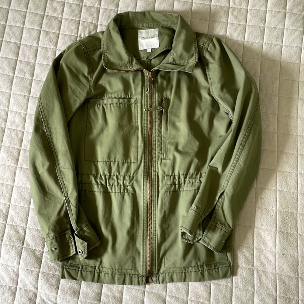 Madewell utility jacket in green